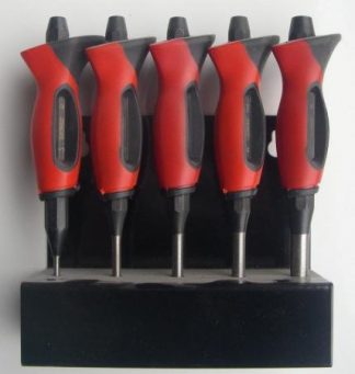 Jeu de 5 chasses goupilles brunis 5 pieces kstools - Ø3 à 8 mm
