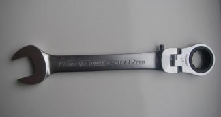 Cle mixte de 17 cliquet inclinable 180°